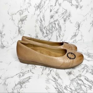 Abeo Frenchie Slip on Ballet Flat Tan 9.5